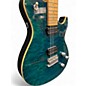 Used Silvertone Fastback Trans Blue Solid Body Electric Guitar
