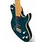 Used Silvertone Fastback Trans Blue Solid Body Electric Guitar