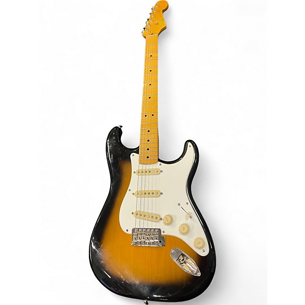 Used Squier Classic Vibe Stratocaster 2 Tone Sunburst Solid Body Electric Guitar