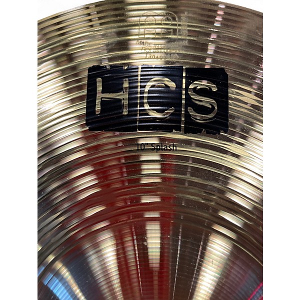Used MEINL 10in HCS Splash Cymbal