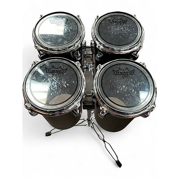 Used TAMA 4 Piece Hi Pitch Octoban Set BLACK Drum