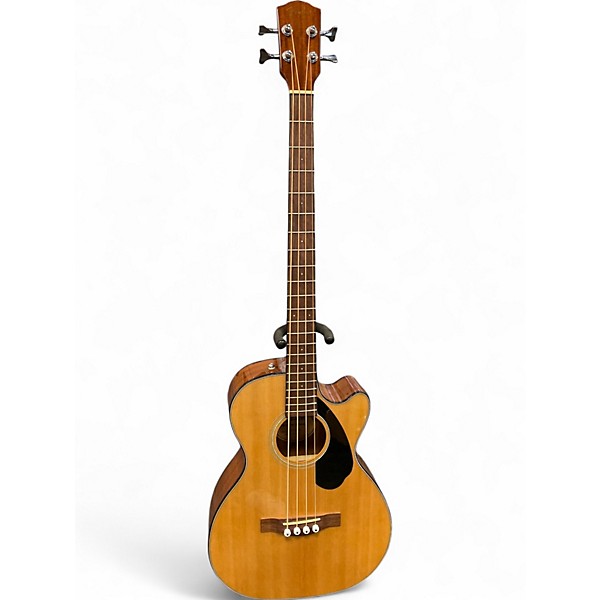Used Fender CB-60SCE Natural Acoustic Bass Guitar