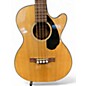 Used Fender CB-60SCE Natural Acoustic Bass Guitar