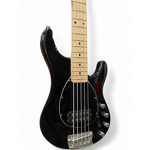Used Ernie Ball Music Man Sterling 5 String Black Electric Bass Guitar