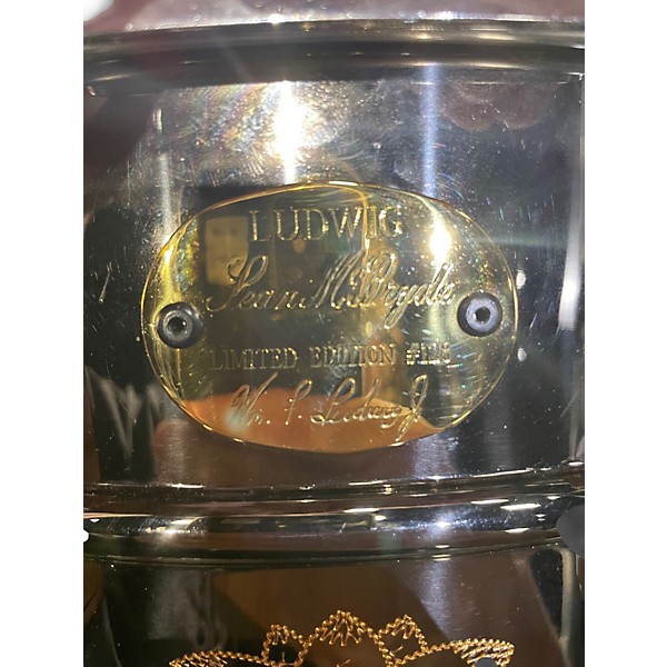 Used Ludwig 14in BLACK BEAUTY Custom Graphic Drum