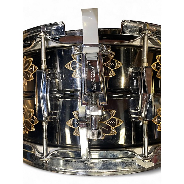 Used Ludwig 14in BLACK BEAUTY Custom Graphic Drum