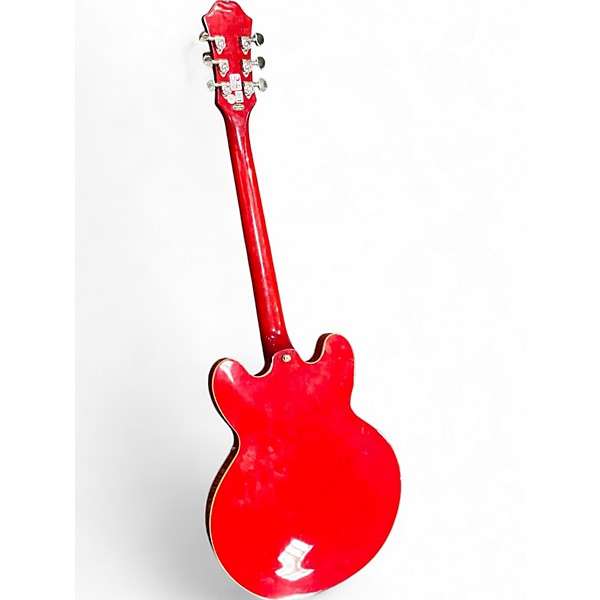 Used Epiphone Dot Trans Red Hollow Body Electric Guitar