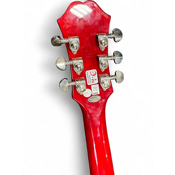 Used Epiphone Dot Trans Red Hollow Body Electric Guitar
