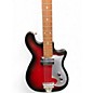 Used Douglas Chrome Plated Red Burst Solid Body Electric Guitar