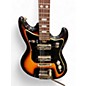 Vintage 1960s Teisco ET-220 3 Color Sunburst Solid Body Electric Guitar