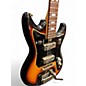 Vintage 1960s Teisco ET-220 3 Color Sunburst Solid Body Electric Guitar