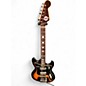 Vintage 1960s Teisco ET-220 3 Color Sunburst Solid Body Electric Guitar