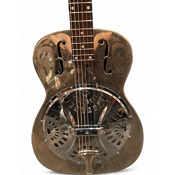 Used Dobro DM33D Chrome Acoustic Guitar