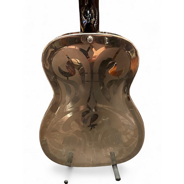 Used Dobro DM33D Chrome Acoustic Guitar