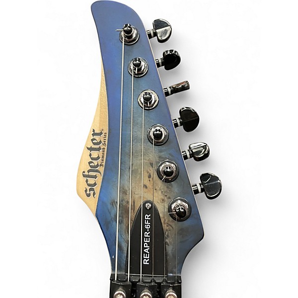 Used Schecter REAPER6FR SATIN SKY BURST Solid Body Electric Guitar