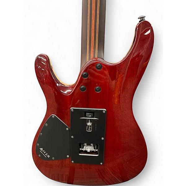 Used Ibanez S1070PBZ Blue Ghost Flames Solid Body Electric Guitar