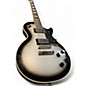 Used Epiphone Les Paul Custom Pro Black and Silver Solid Body Electric Guitar thumbnail