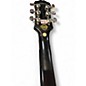 Used Epiphone Les Paul Custom Pro Black and Silver Solid Body Electric Guitar