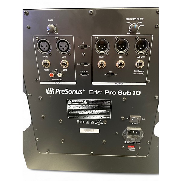 Used PreSonus pro sub 10 Subwoofer