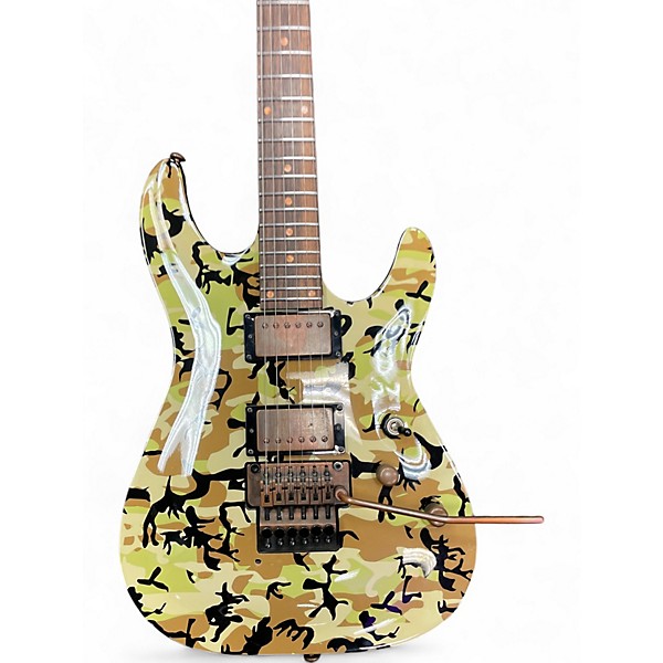 Used Schecter Guitar Research C1 Floyd Special Camo CAMO Solid Body Electric Guitar