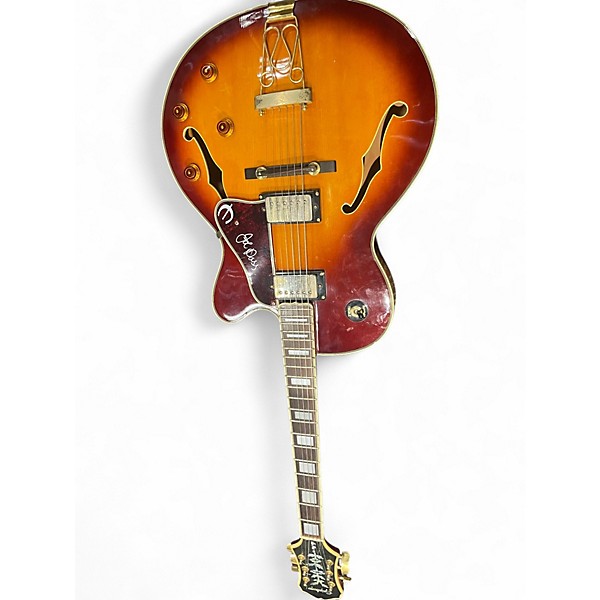 Used Epiphone Emperor II Joe Pass Signature 2 Color Sunburst Hollow Body Electric Guitar