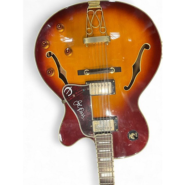 Used Epiphone Emperor II Joe Pass Signature 2 Color Sunburst Hollow Body Electric Guitar