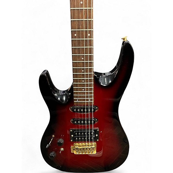 Used Aria pro II magna Trans Red Burst Electric Guitar