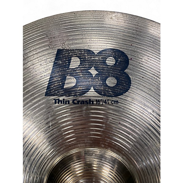 Used SABIAN 16in B8 Thin Crash Cymbal