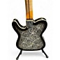 Used Fender Custom Shop Dual P90 Black Paisley Hollow Body Electric Guitar