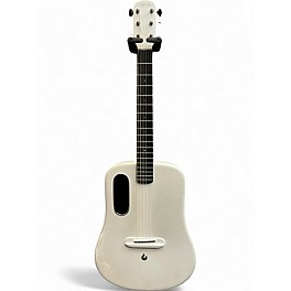 Used LAVA MUSIC ME 4 CARBON White Acoustic Electric Guitar