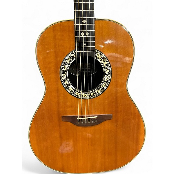 Vintage 1970s Ovation 1112-4 Natural Acoustic Guitar