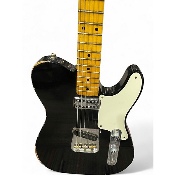 Used Fender Telecaster Custom Shop Caballo Tono Aged Black Solid Body Electric Guitar