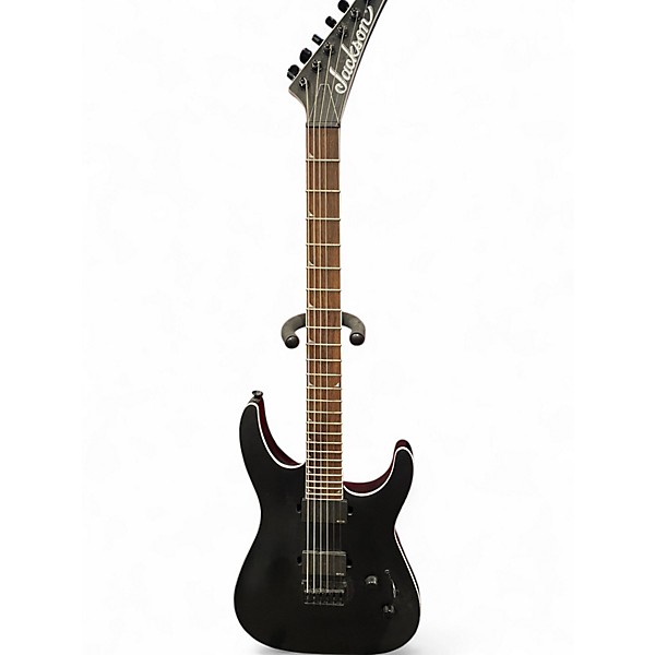 Used Jackson Soloist SLA6 DX Baritone Black Baritone Guitars