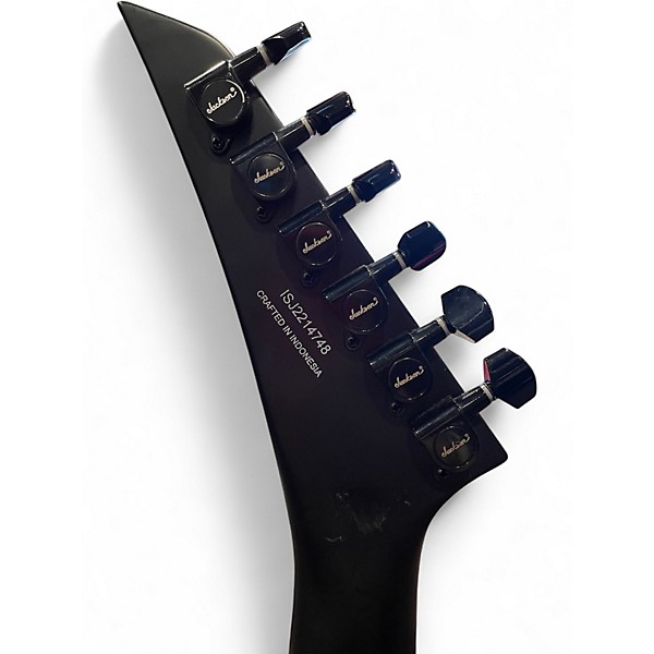 Used Jackson Soloist SLA6 DX Baritone Black Baritone Guitars