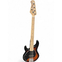 Used Sterling by Music Man StingRay5 Left Handed 2 Tone Sunburst Electric Bass Guitar