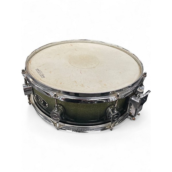 Used PDP by DW 14in X7 GREENS SPARKLE Drum