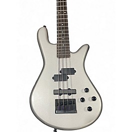 Used Spector Performer 4 Silver Electric Bass Guitar