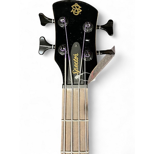 Used Spector Performer 4 Silver Electric Bass Guitar