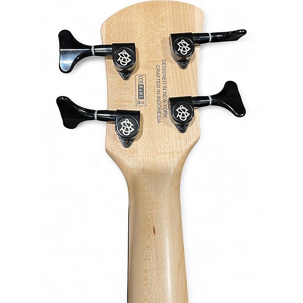 Used Spector Performer 4 Silver Electric Bass Guitar