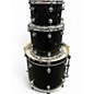 Used DW 3 Piece Performance Series Black Mirra Drum Kit