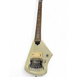 Used Hondo Lazer Silver Solid Body Electric Guitar
