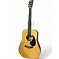 Used Martin D JR 10 Natural Acoustic Electric Guitar