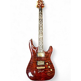 Used Schecter Guitar Research C1 Classic Trans Amber Solid Body Electric Guitar