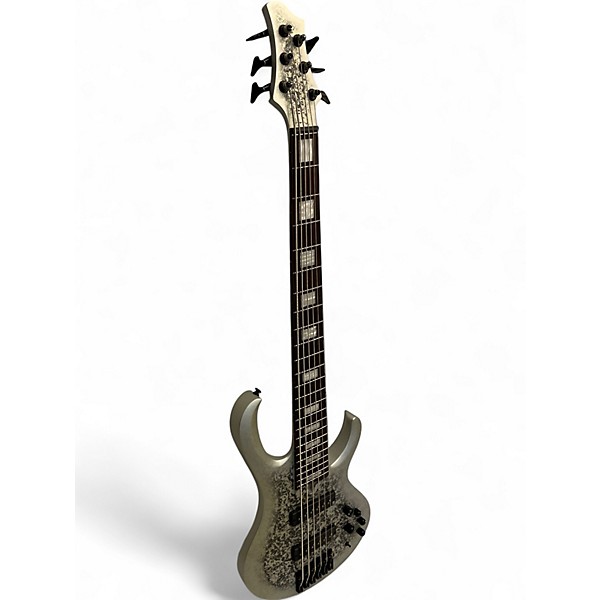 Used Ibanez BTB25TH6 Gray Electric Bass Guitar