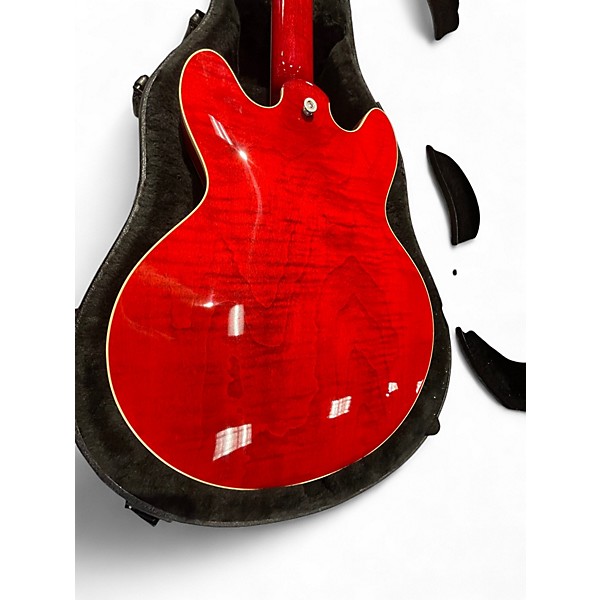 Used 2024 Gibson ES339 Worn Cherry Hollow Body Electric Guitar