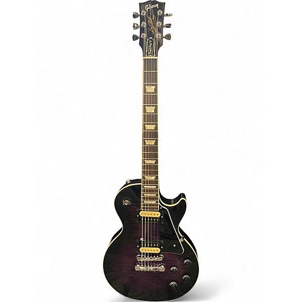 Used Gibson Les Paul Traditional Pro V Trans Purple Solid Body Electric Guitar