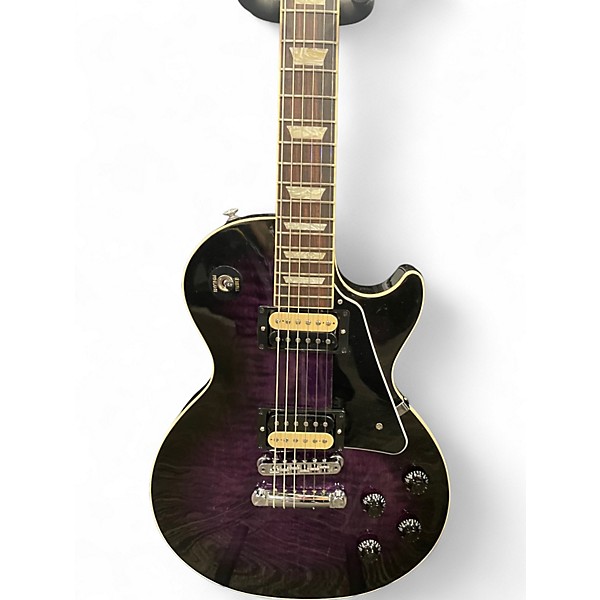 Used Gibson Les Paul Traditional Pro V Trans Purple Solid Body Electric Guitar