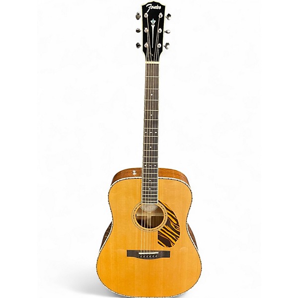 Used Fender Paramount PD-220E Natural Acoustic Electric Guitar