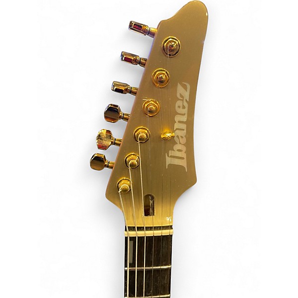 Used Ibanez Scott LePage Signature KRYS10 Metallic Gold Solid Body Electric Guitar