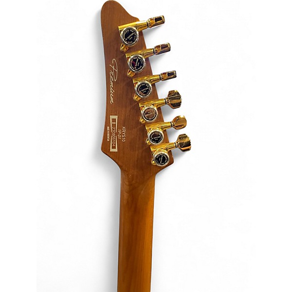Used Ibanez Scott LePage Signature KRYS10 Metallic Gold Solid Body Electric Guitar